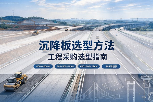 丘北沉降板选择方法