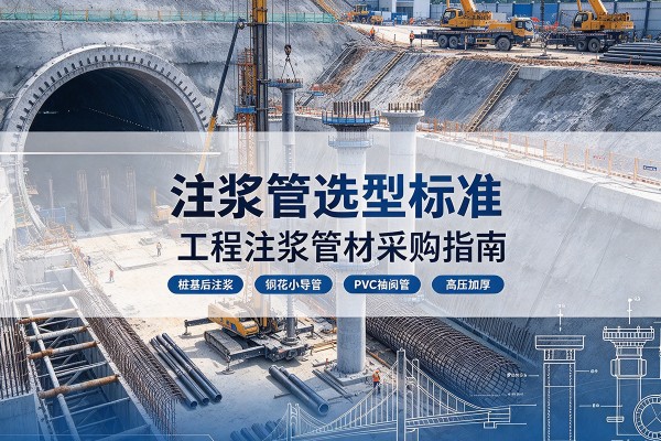 丘北注浆管选型标准