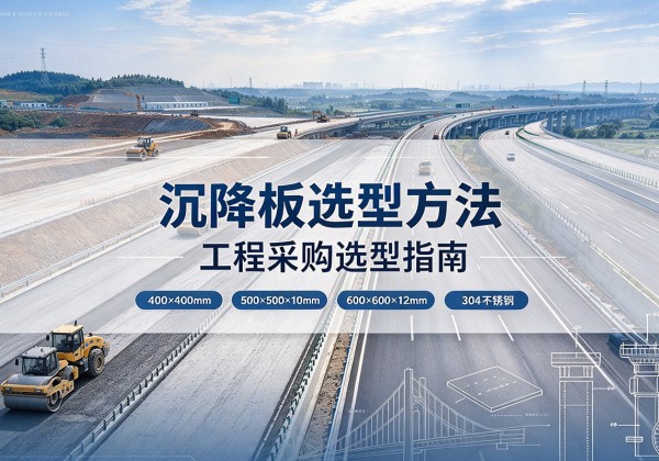 丘北沉降板选择方法